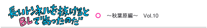 長いトンネルを抜けるとBLであったのだ　～秋葉原編～　vol.10